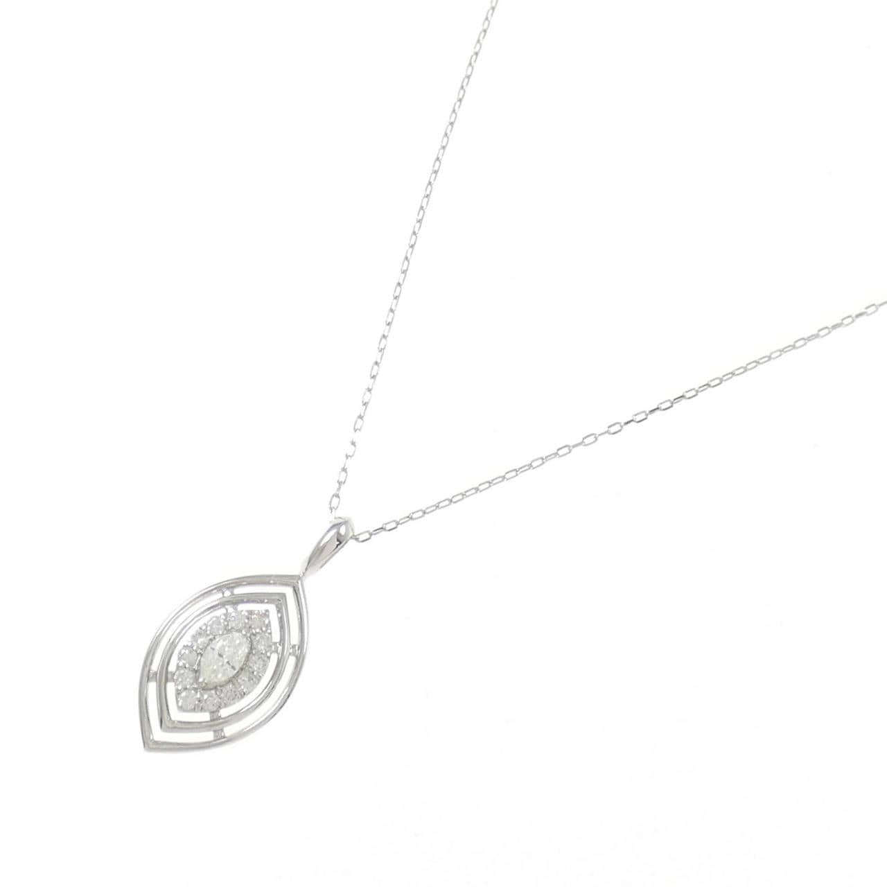 【新品】PT ダイヤモンド ネックレス 0.17CT