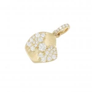 【新品】K18YG ダイヤモンド ペンダント 0.35CT
