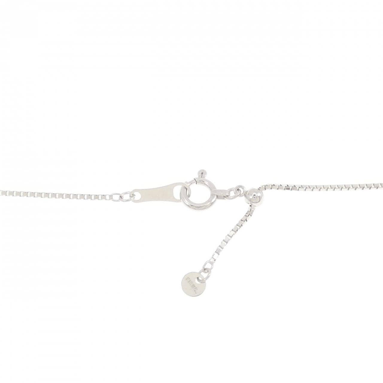 K18WG ダイヤモンド ネックレス 0.80CT