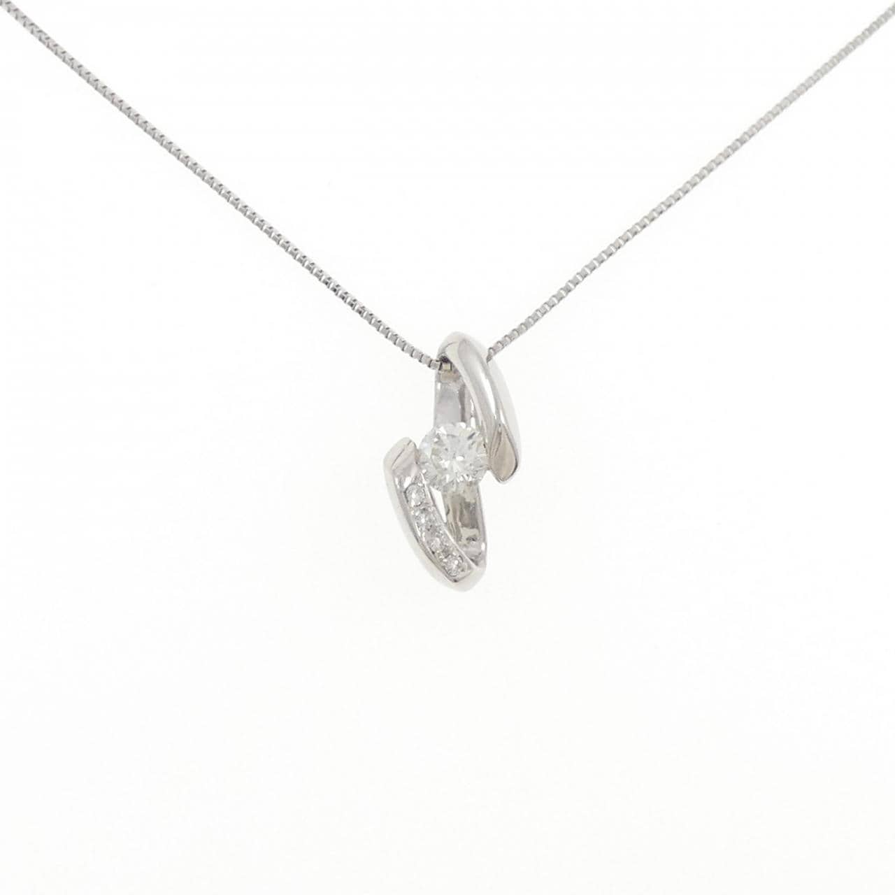 PT900/PT850 ダイヤモンド ネックレス 0.373CT