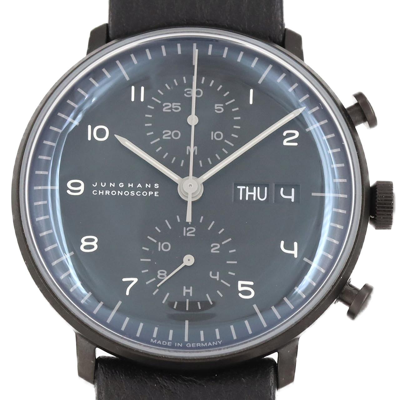 ユンハンス マックスビルクライネオートマティック･クロノスコープ PVD 2020LTD 027/4016.02 027/4017.03 SS 自動巻