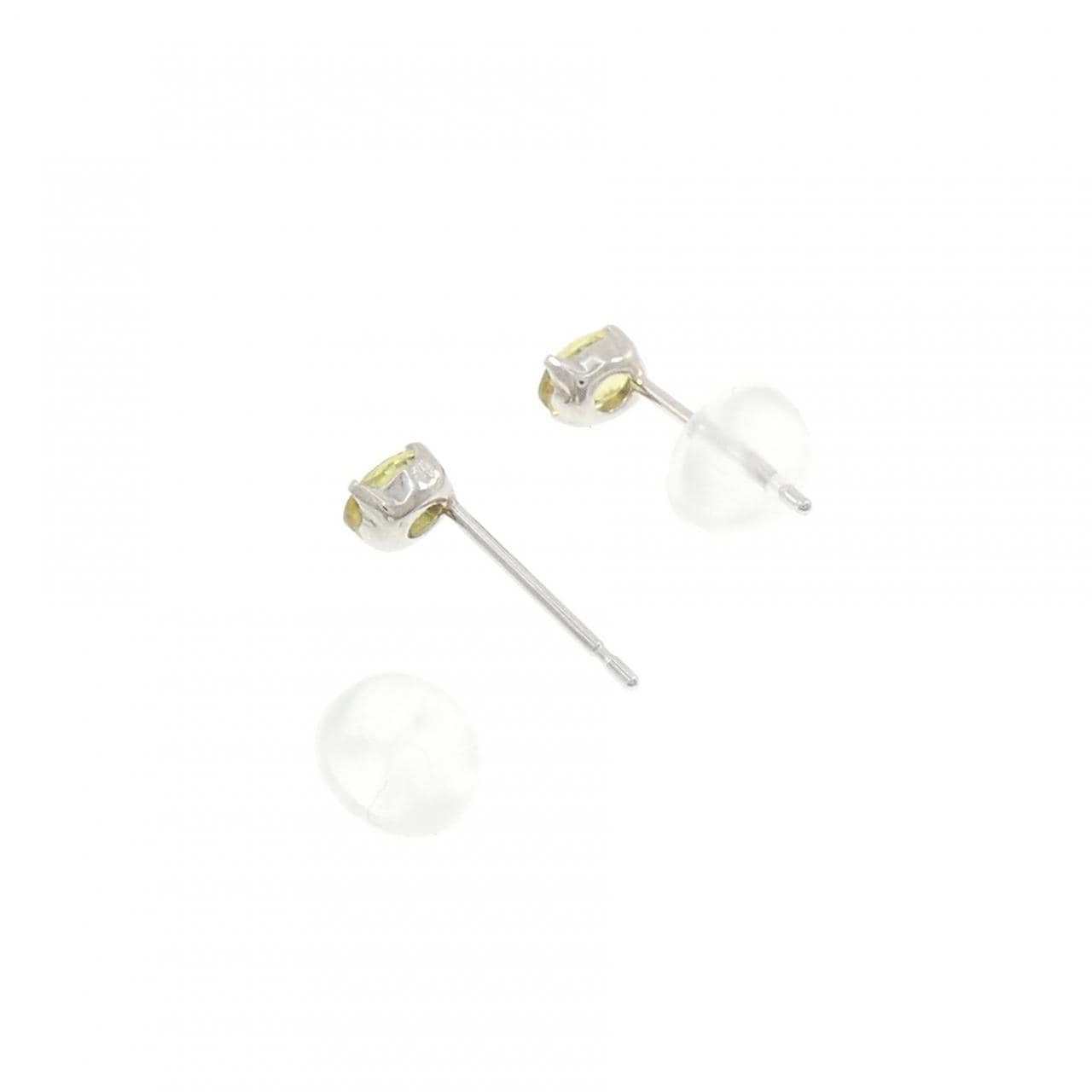 【新品】PT900 スフェーン ピアス 0.35CT