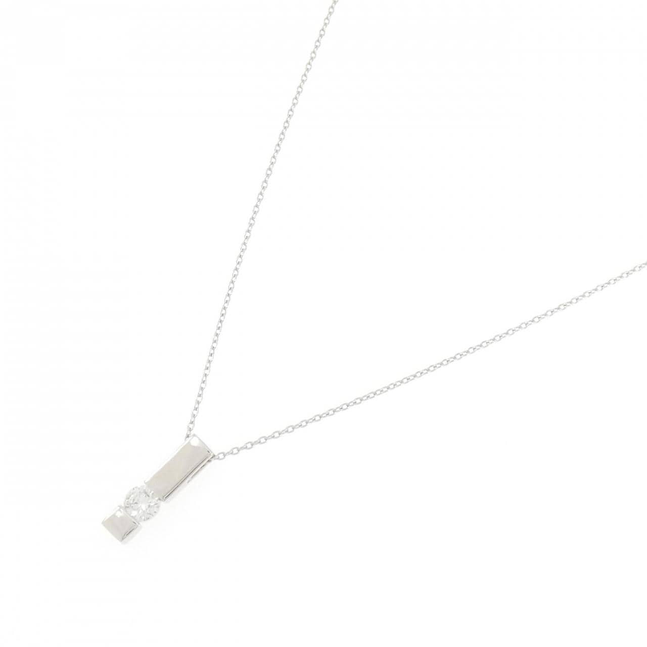K18WG ダイヤモンド ネックレス 0.23CT