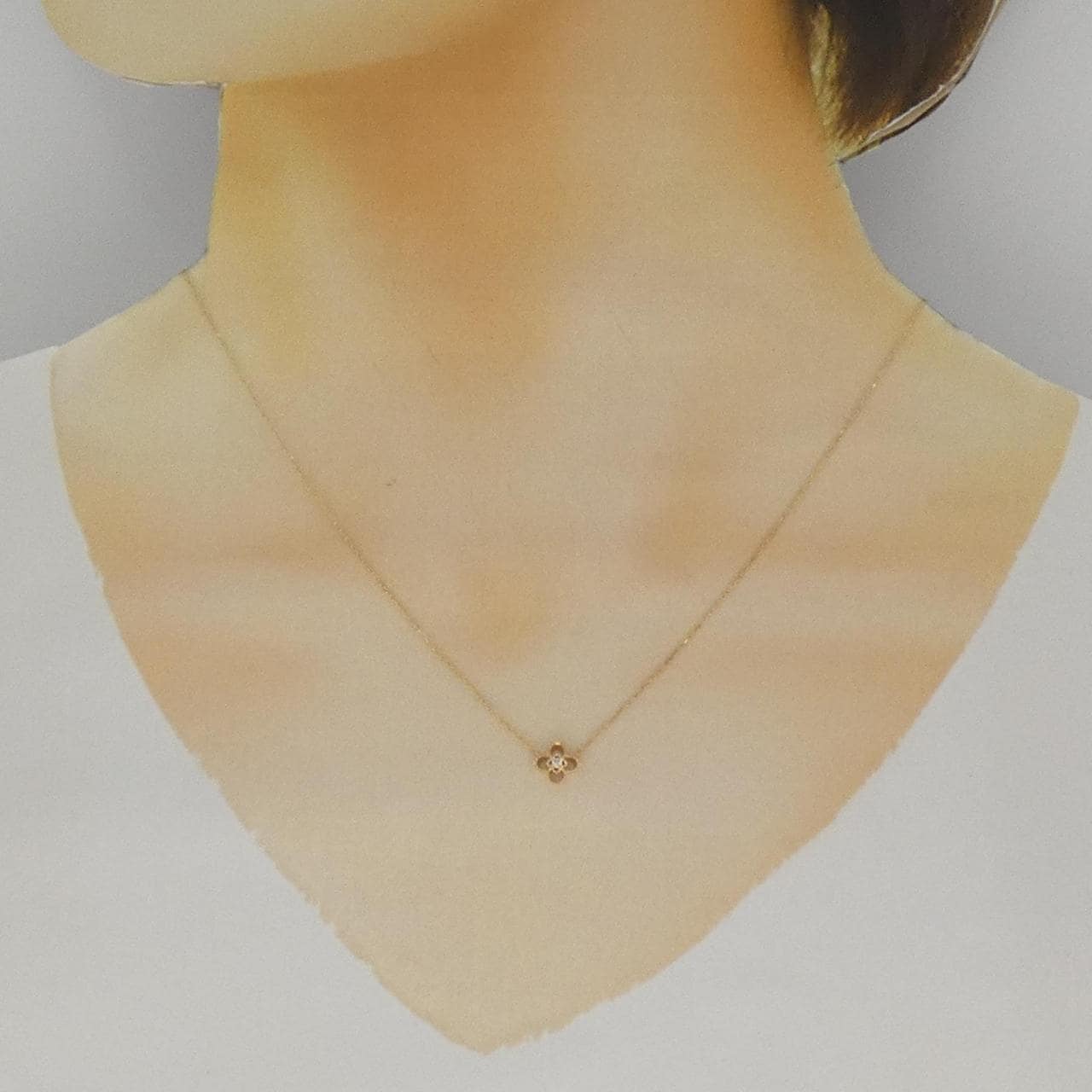 K10YG ダイヤモンド ネックレス