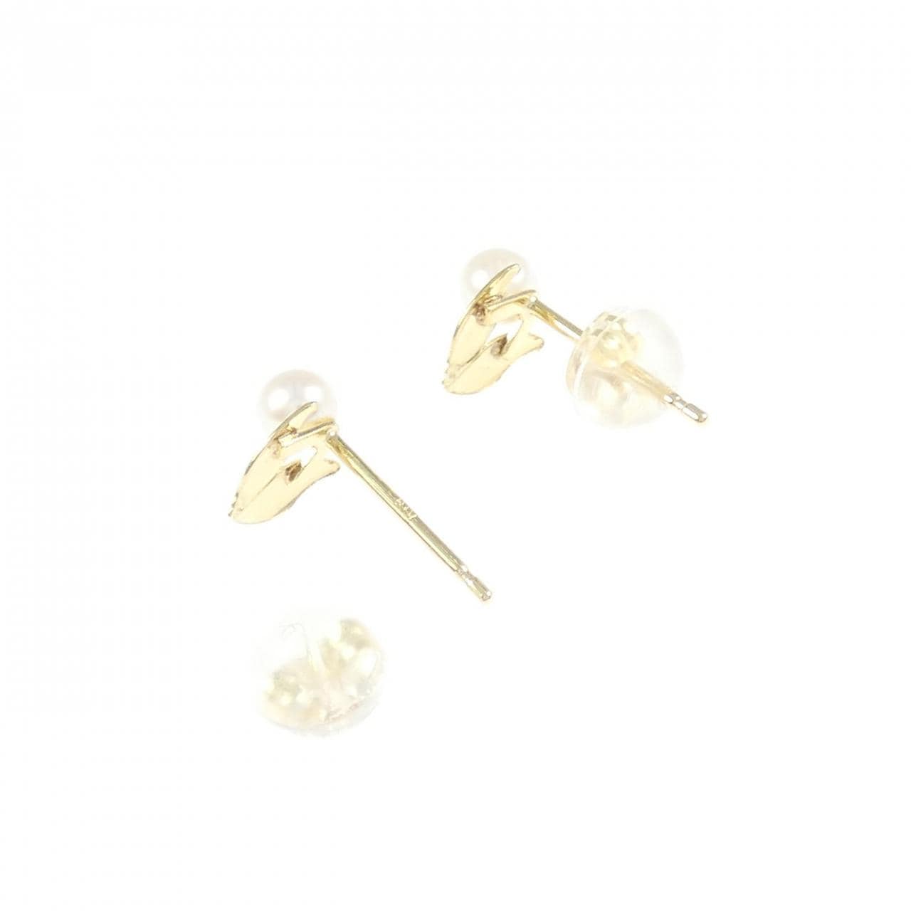 K18YG アコヤパール ピアス 3.3mm