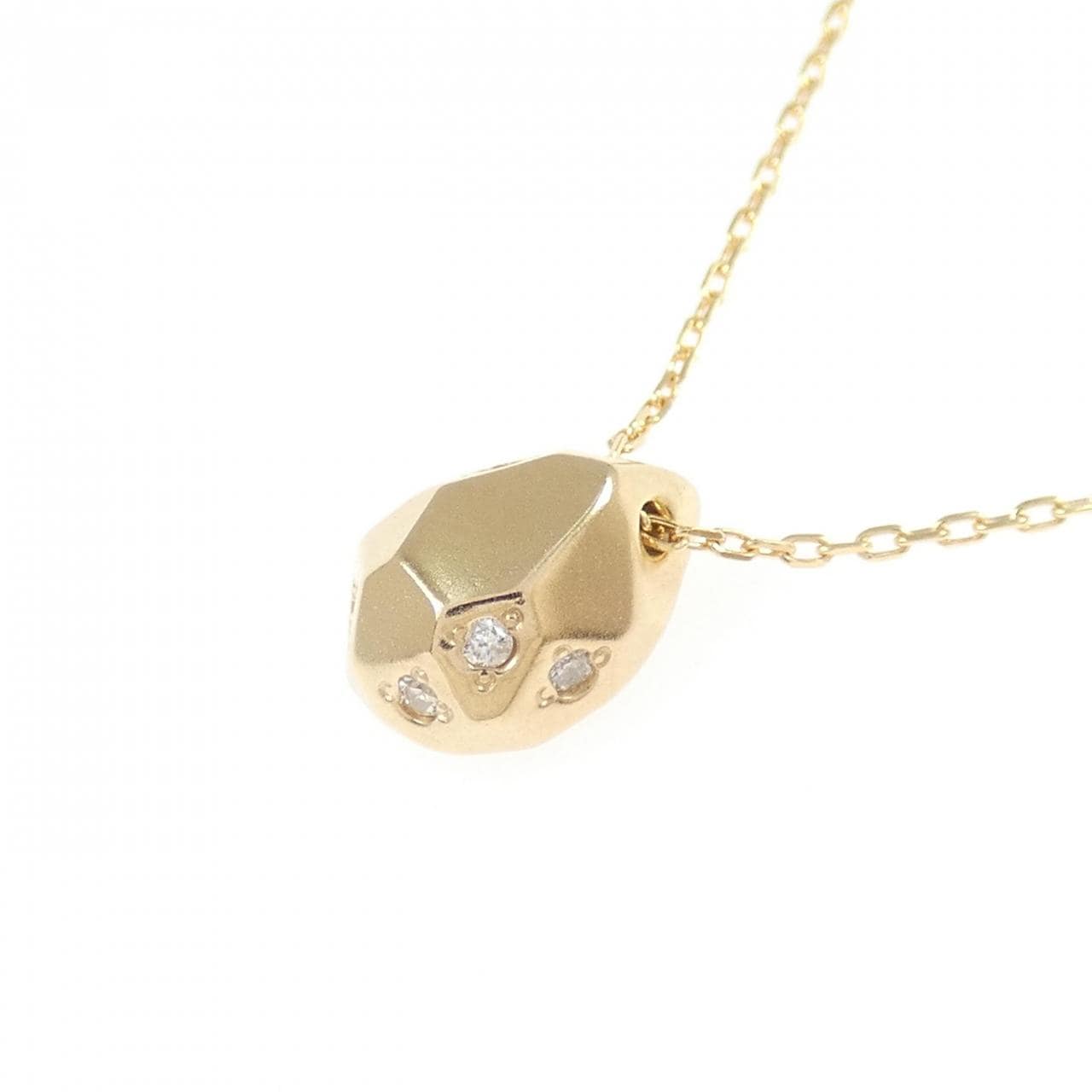 K18PG ダイヤモンド ネックレス 0.33CT