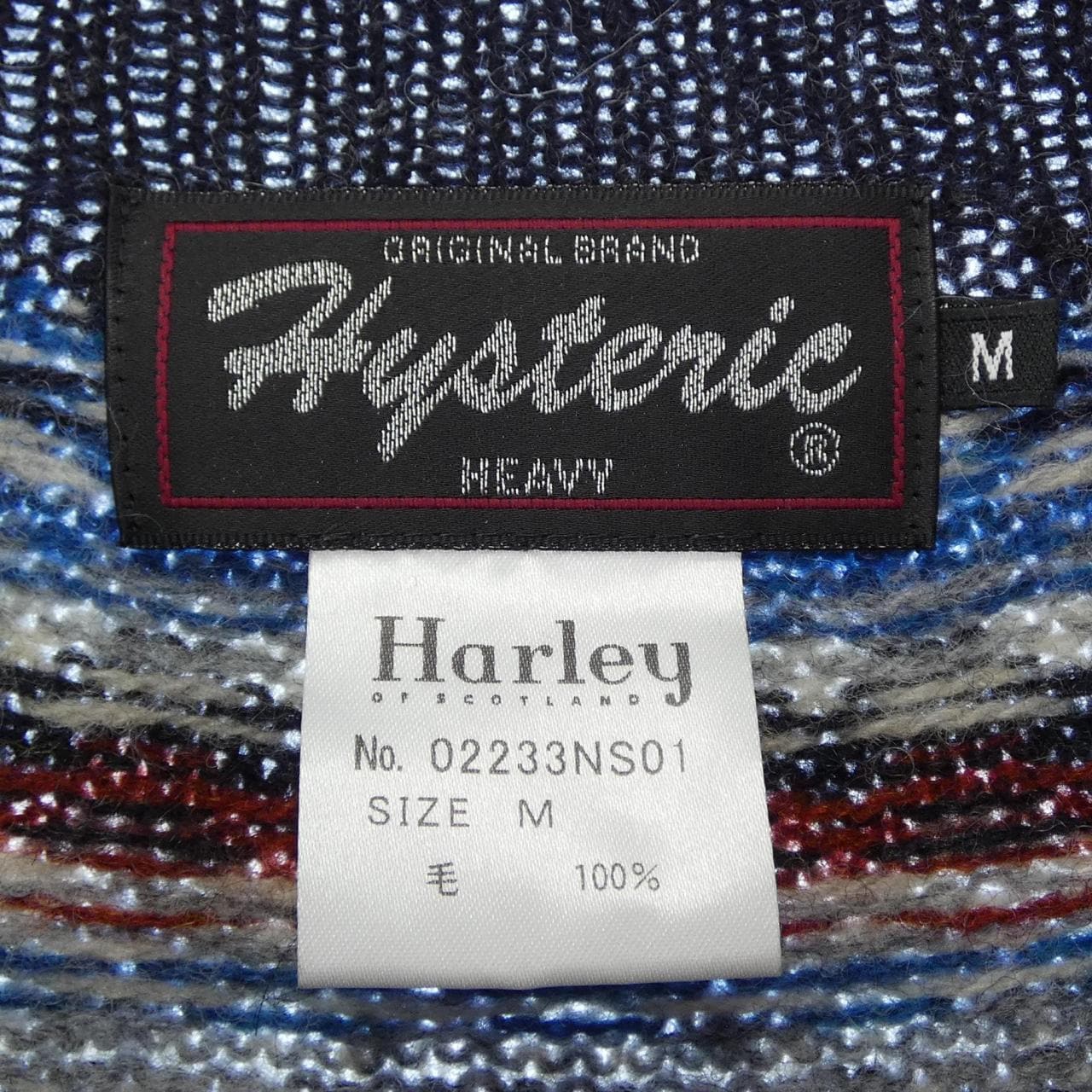 ヒステリックグラマー HYSTERIC GLAMOUR 02233NS01 Harley ニット