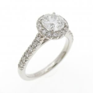 PT950 ダイヤモンド リング 0.693CT G VS1 3EXT H＆C