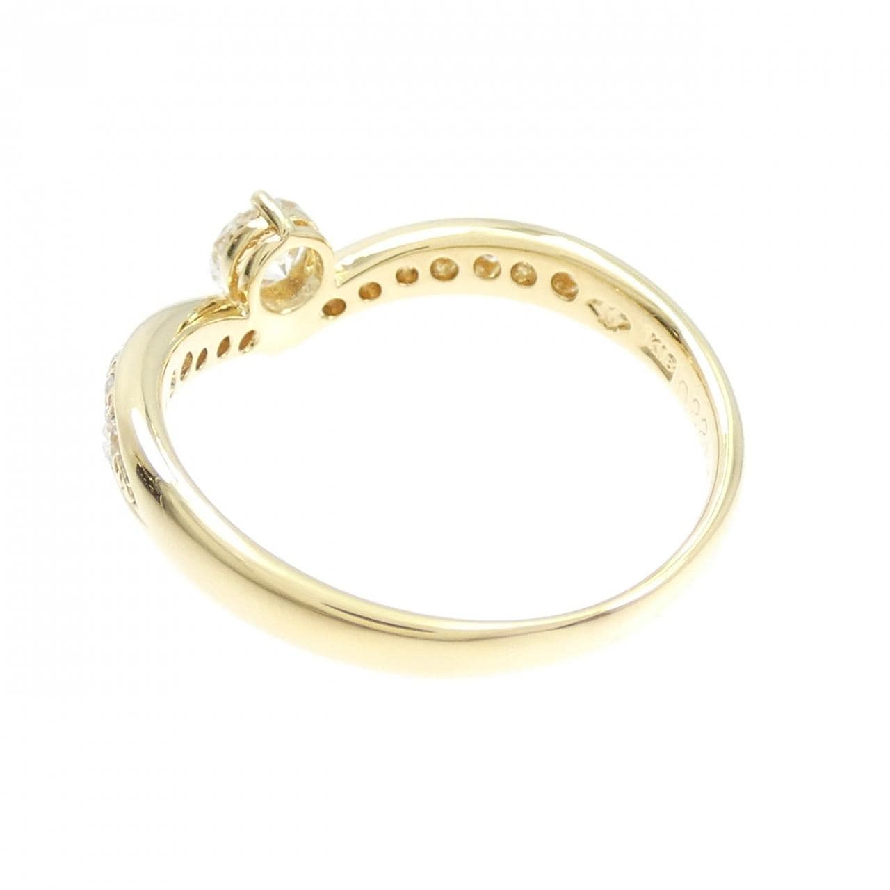 K18YG ダイヤモンド リング 0.20CT