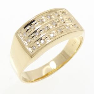 【新品】K18YG ダイヤモンド リング 0.12CT