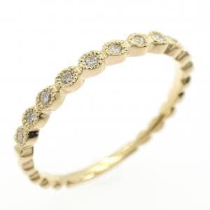 【リメイク】K18YG ダイヤモンド リング 0.10CT