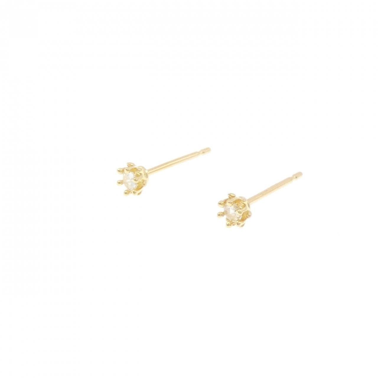 K18YG ダイヤモンド ピアス