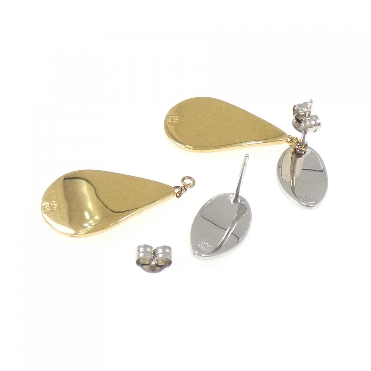 エテ 925/K18WG ピアス