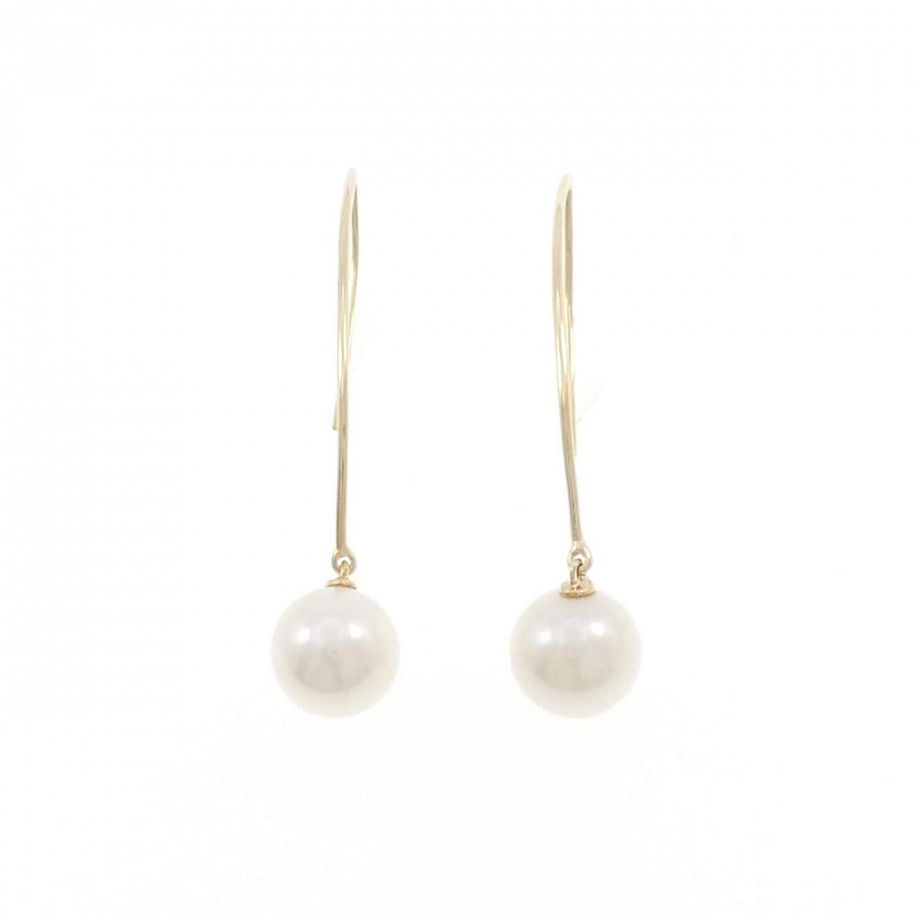 K18YG アコヤパール ピアス 8.7mm