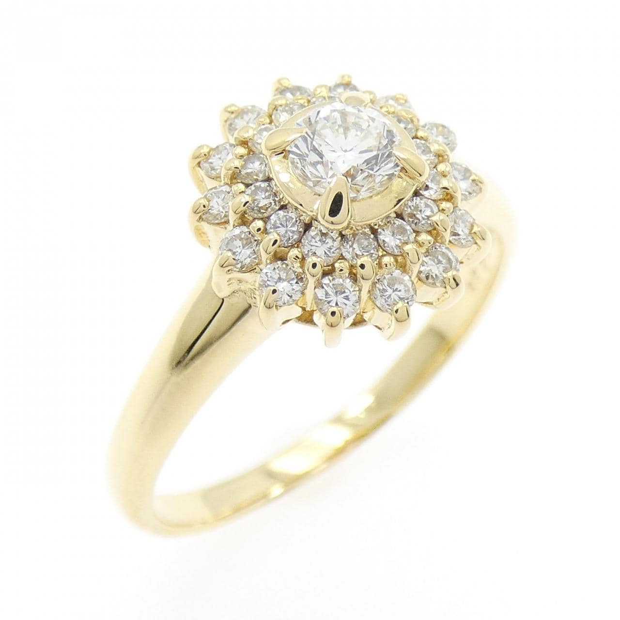 K18YG ダイヤモンド リング 0.239CT