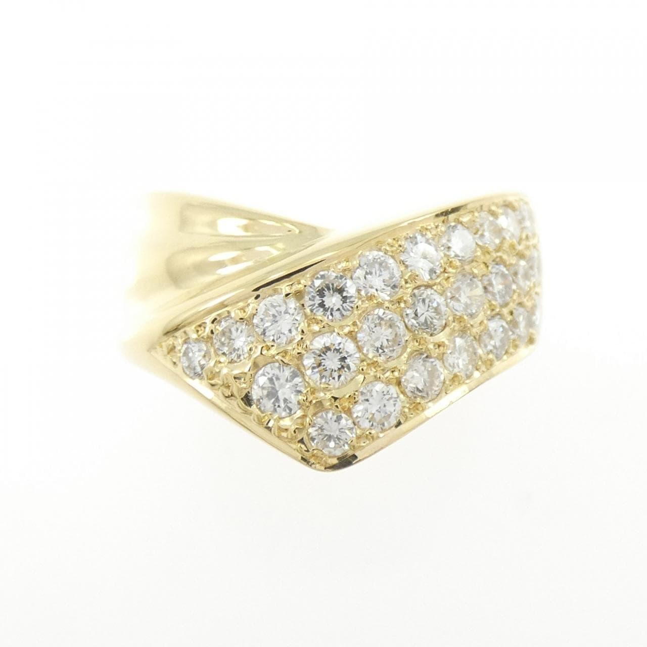 K18YG ダイヤモンド リング 0.88CT