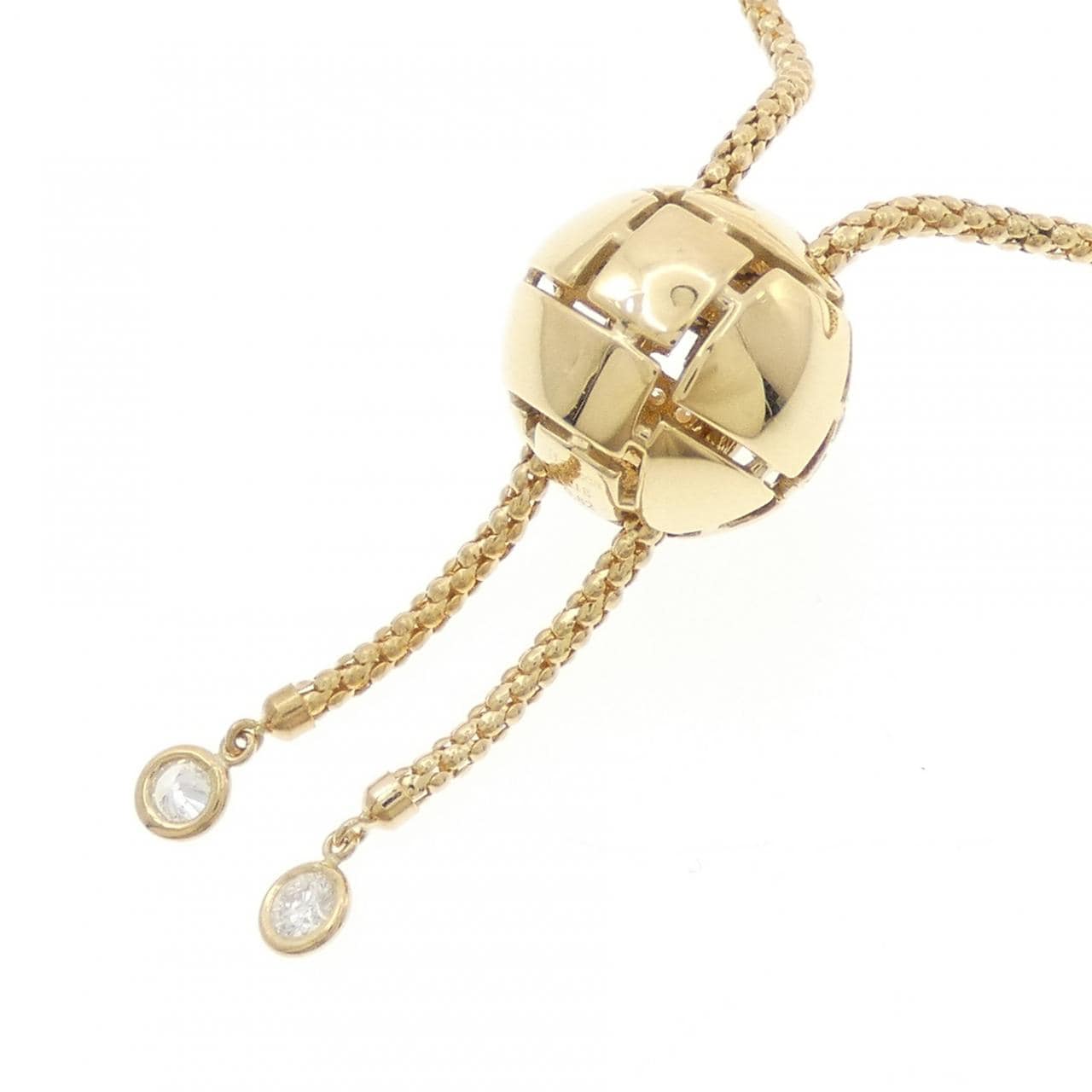 K18YG ダイヤモンド ネックレス 0.82CT