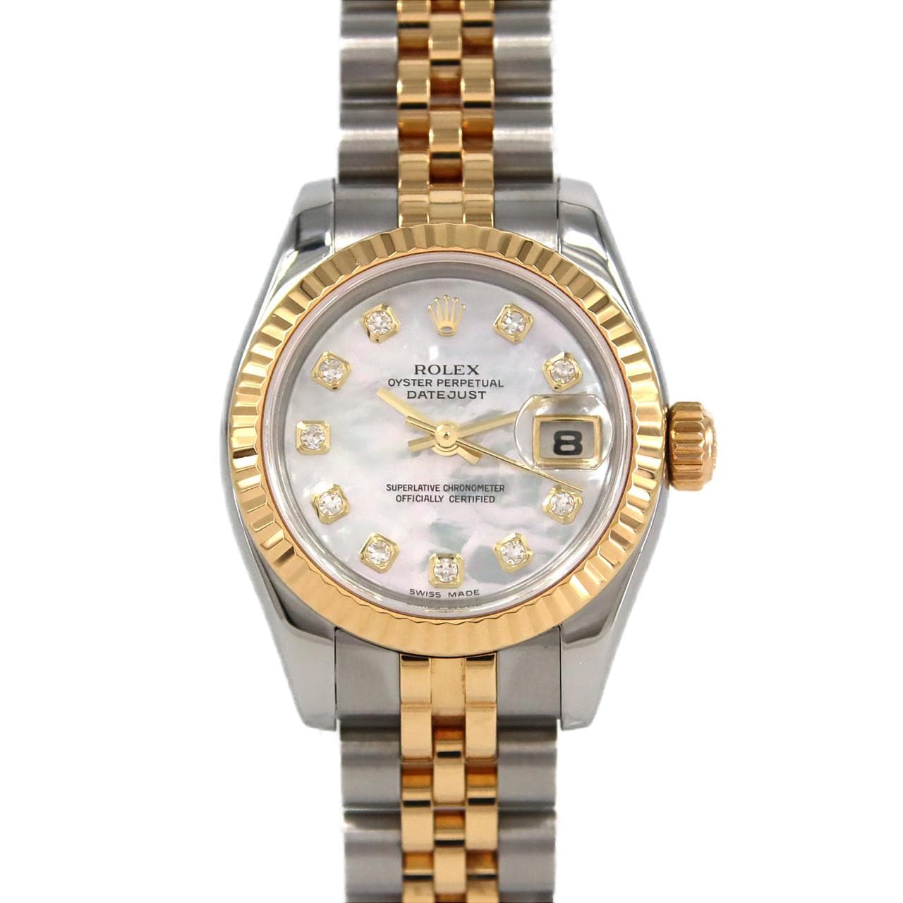 ロレックス デイトジャスト 179173NG SSxYG 自動巻 F番