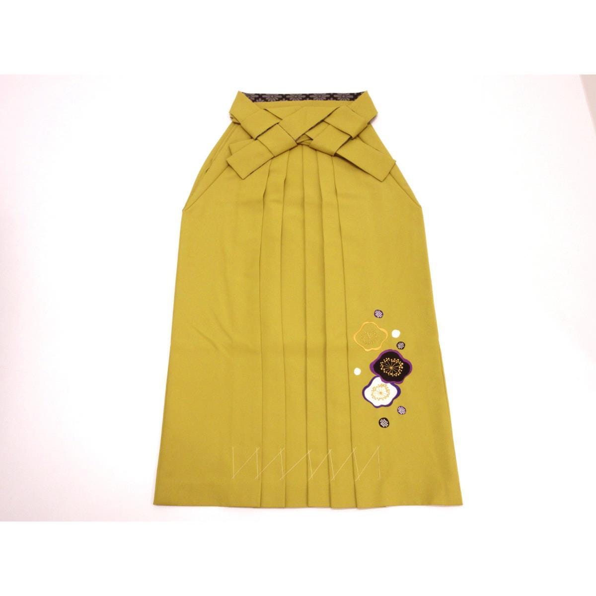女袴　九重　刺繍入り　紐下９５ｃｍ　Ｌサイズ