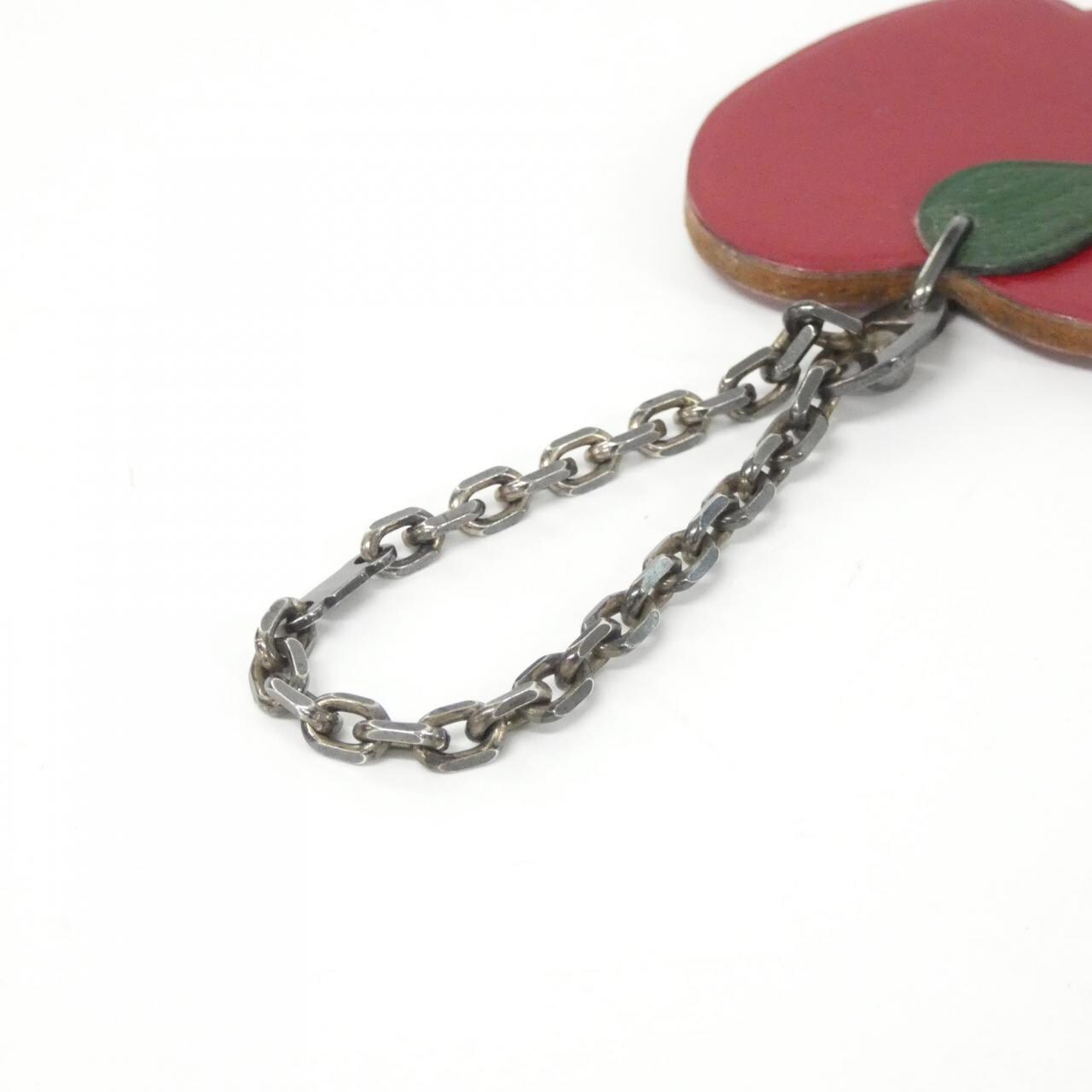 エルメス POMME フルーツ ポルト クレ 027890CA キーホルダー