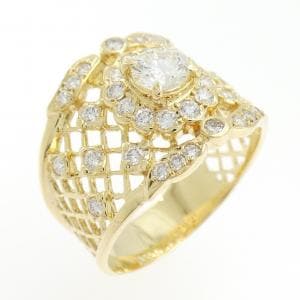 K18YG ダイヤモンド リング 0.41CT
