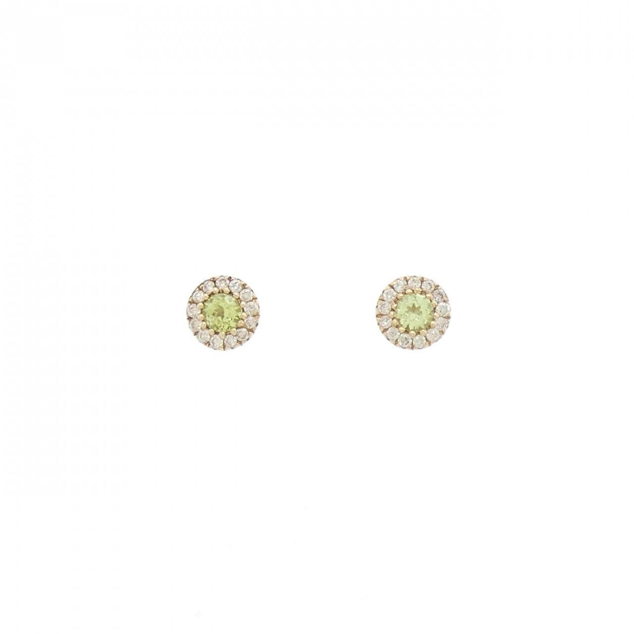 [BRAND NEW] K10YG Peridot earrings