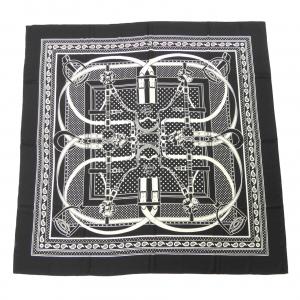 エルメス HERMES GRAND MANEGE BANDANA カレジェアン140. ショール
