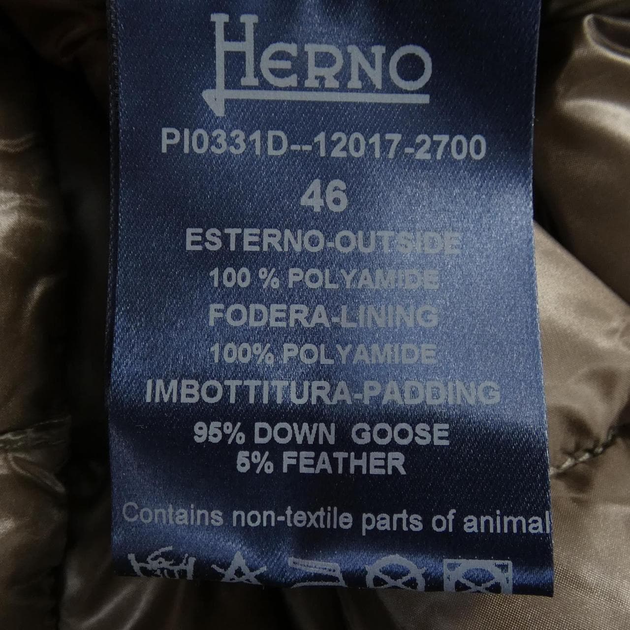 ヘルノ Herno PI0331D ダウンコート