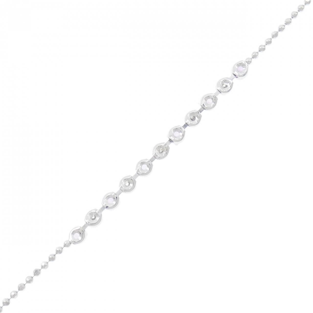 K18WG藍寶石手鏈0.30CT