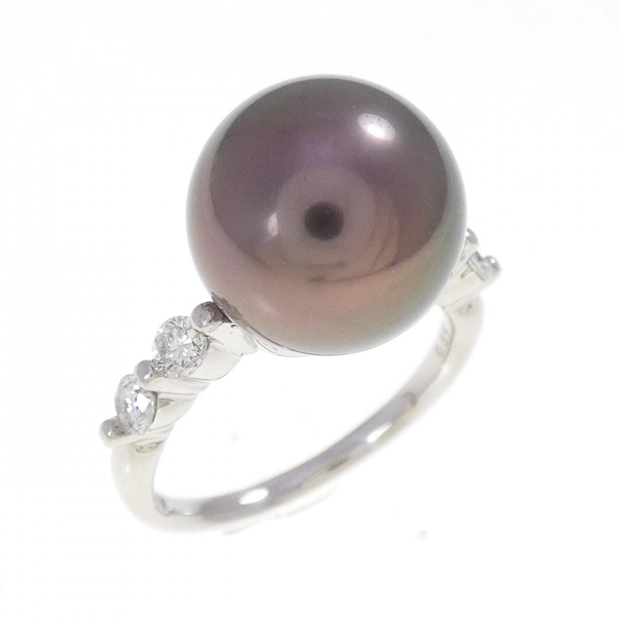 PT900 黒蝶パール リング 11.5mm