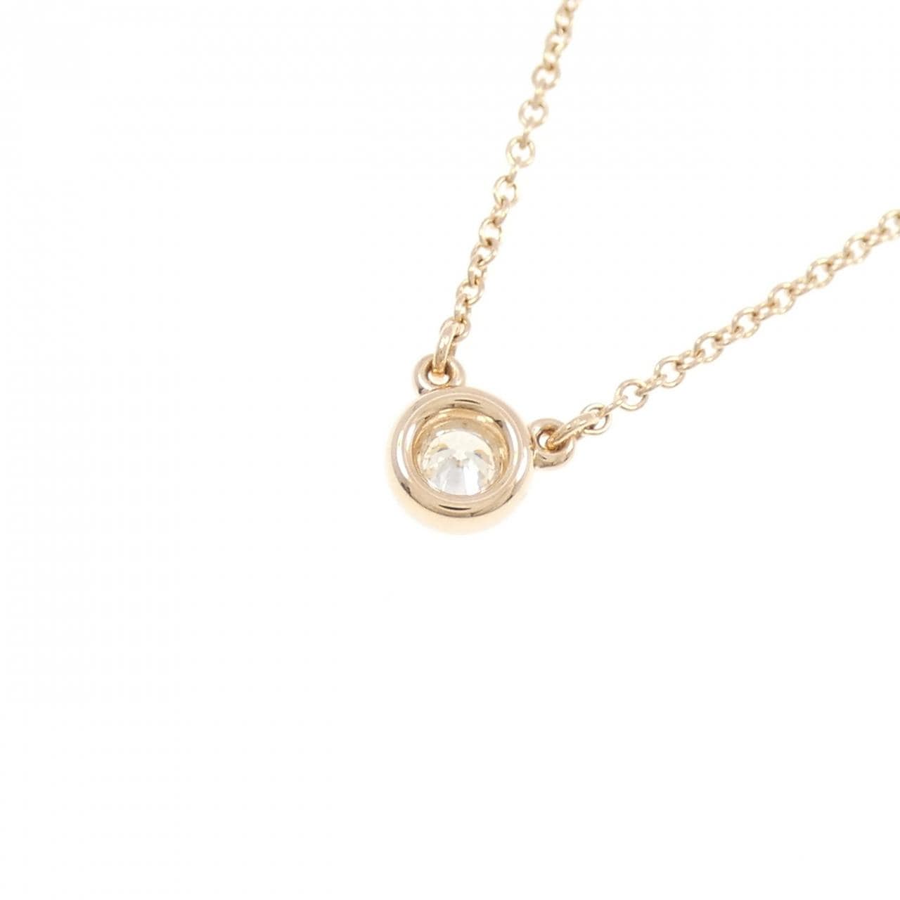 ティファニー バイザヤード ネックレス 0.10CT
