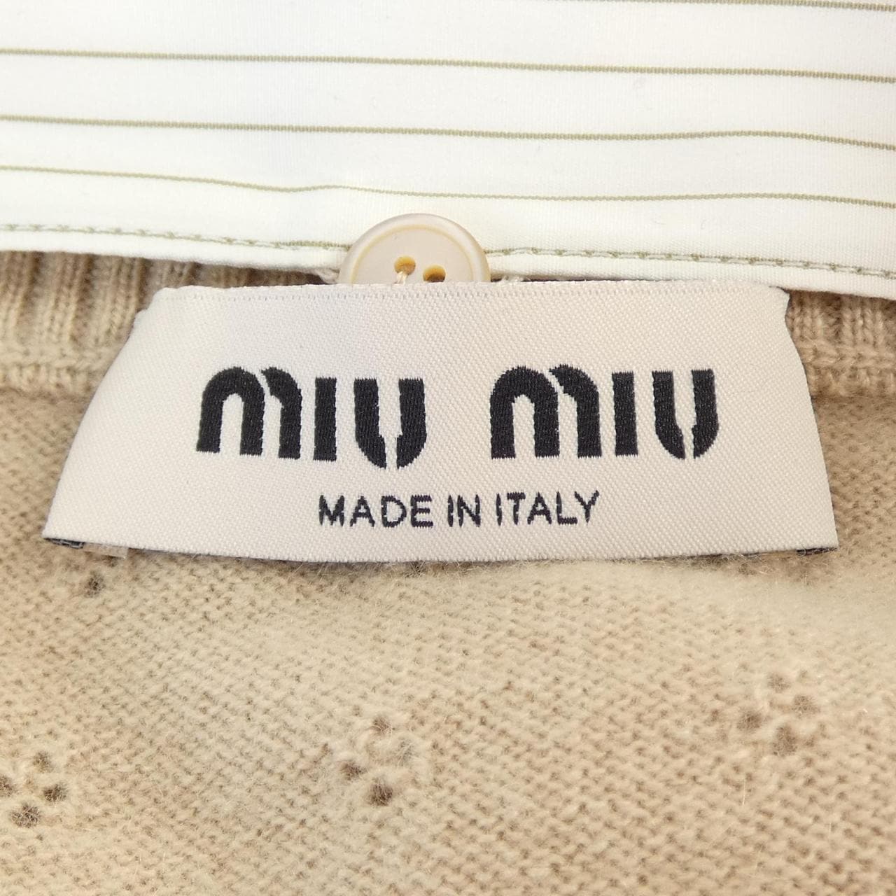 ミュウミュウ MIU MIU MMF02B SOOO 19LR カーディガン
