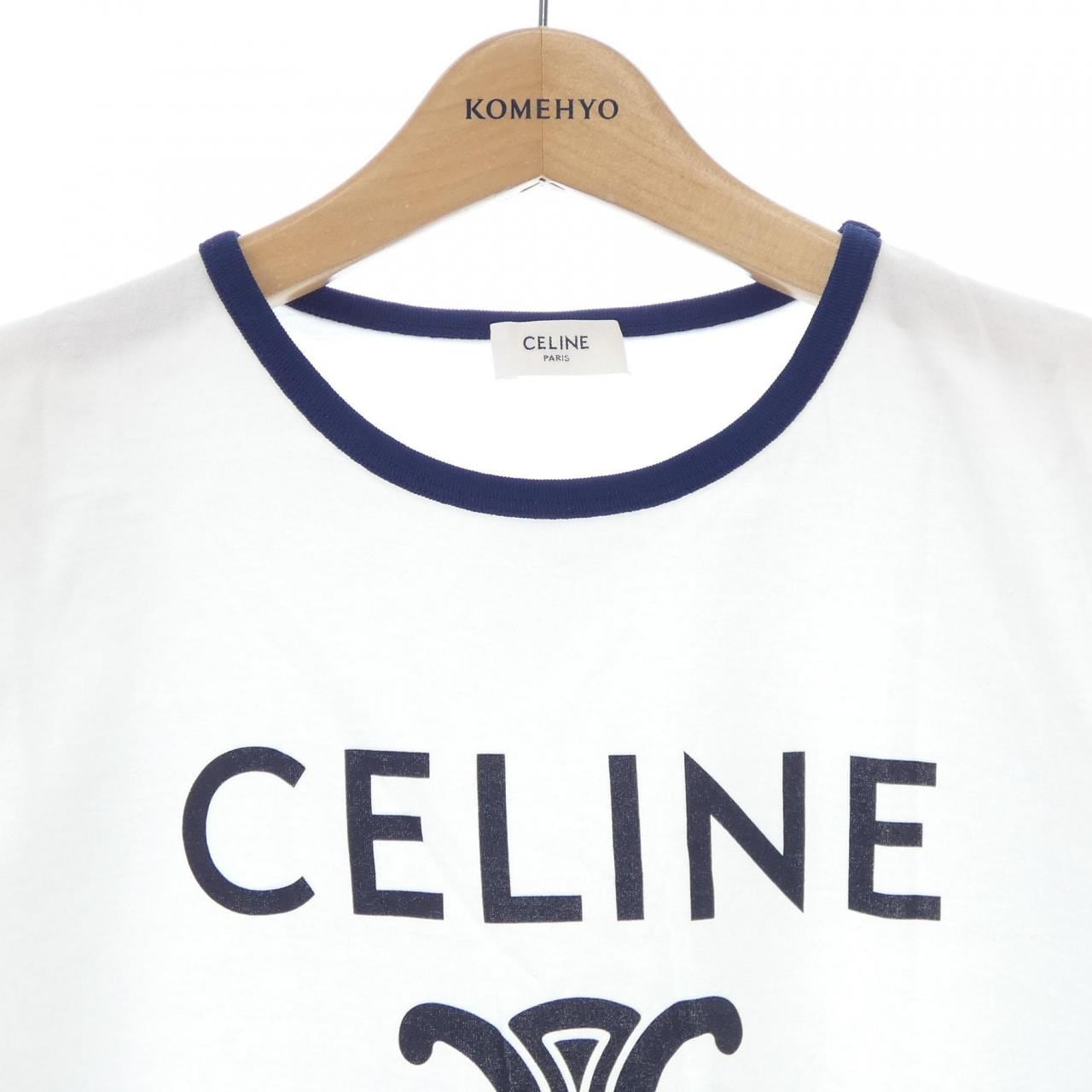 セリーヌ CELINE CELINE PARIS Tシャツ　トリオンフ TRIOMPHE 2X872671Q Tシャツ