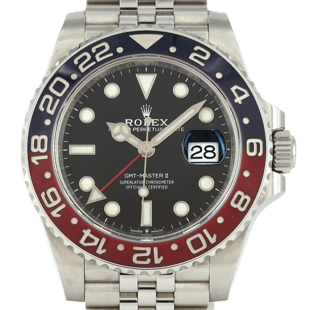 ロレックス GMTマスターⅡ 126710BLRO･5 SS 自動巻 ランダム番