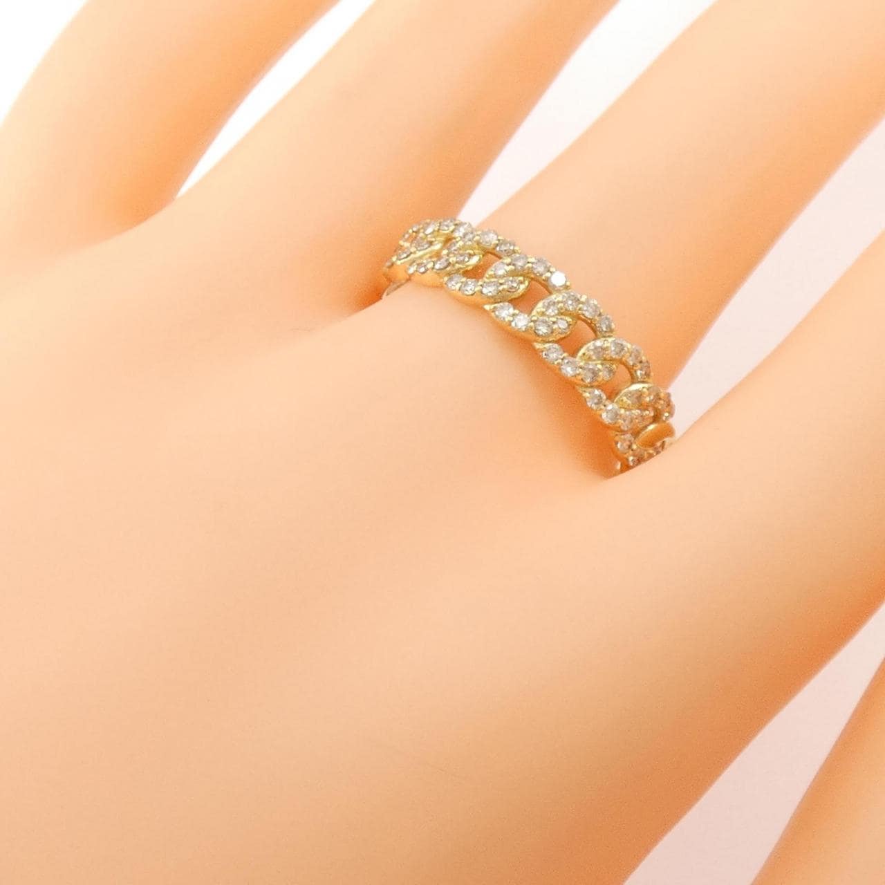 ダイヤモンド×サファイア リング K18YG 0.99ct 0.44ct | nate-hospital.com