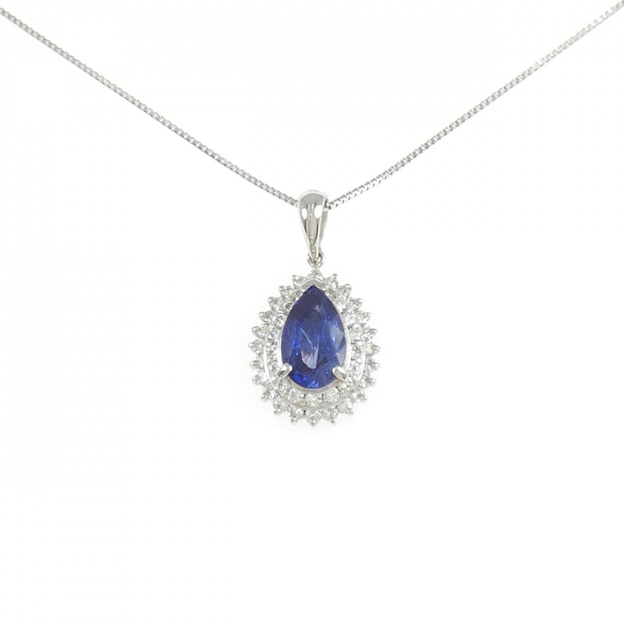 PT900/PT850 サファイヤ ネックレス 2.02CT