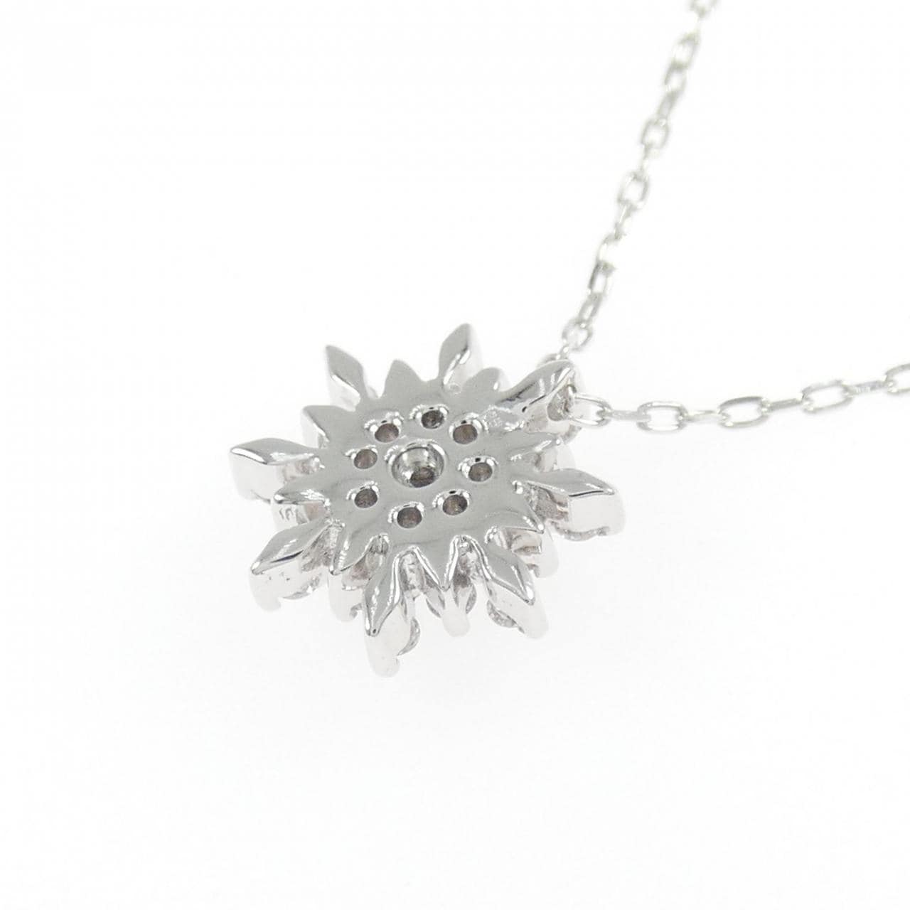 K18WG ダイヤモンド ネックレス