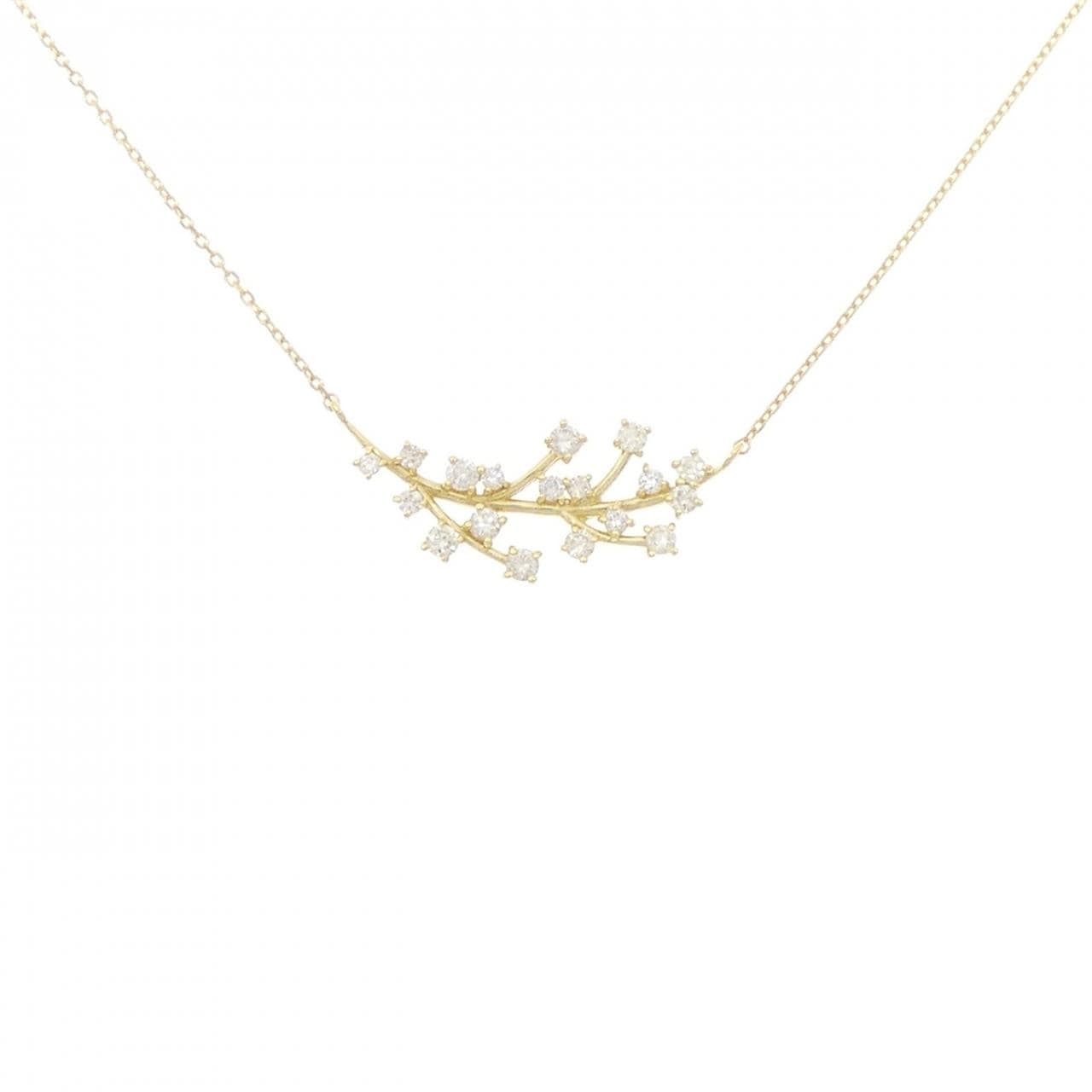 K18YG ダイヤモンド ネックレス 0.30CT