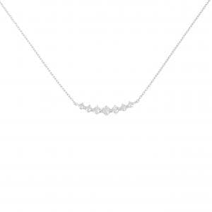 K18WG ダイヤモンド ネックレス 0.38CT