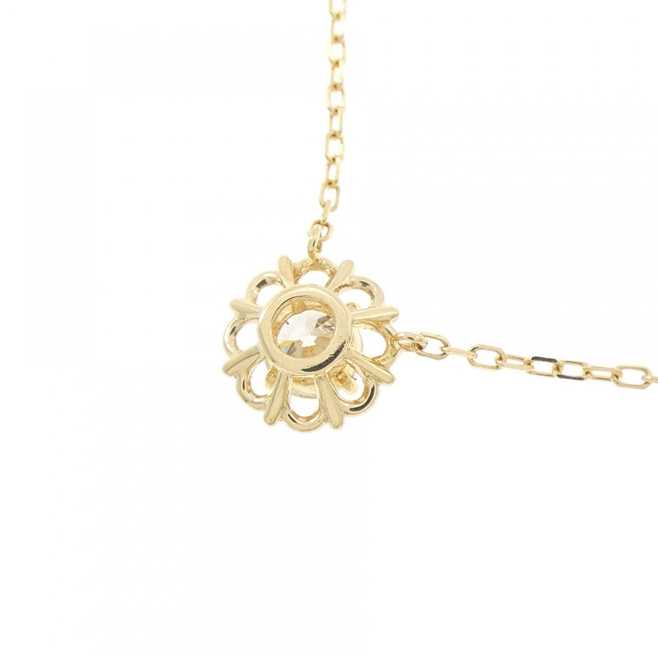 K18YG ダイヤモンド ネックレス 0.20CT
