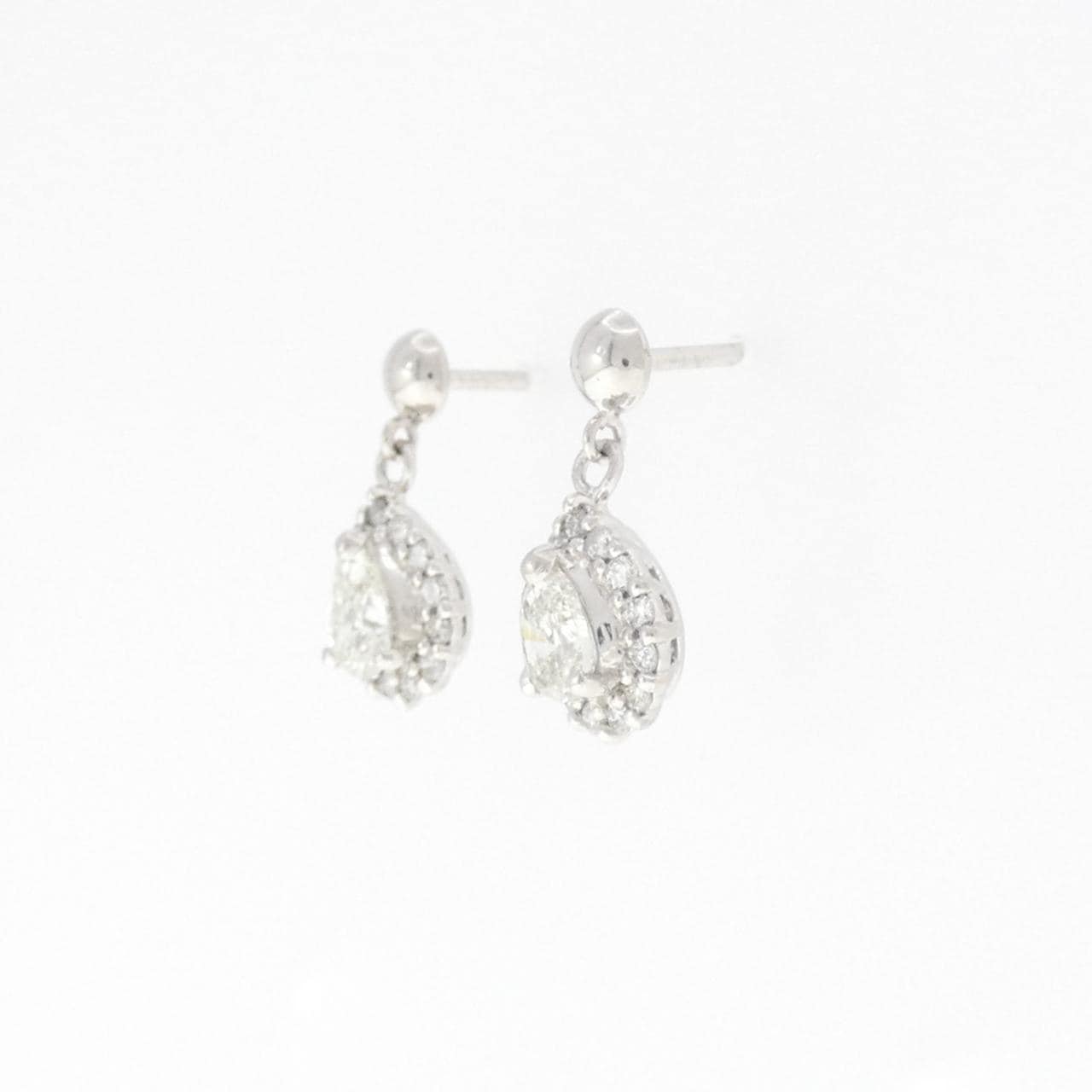 PT900 ダイヤモンド ピアス 1.02CT