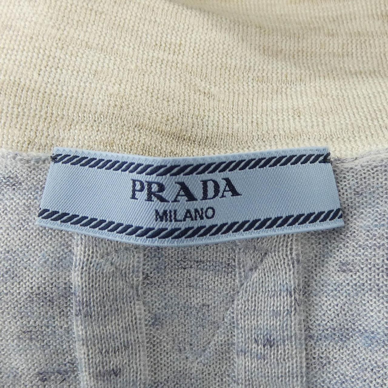 プラダ PRADA カシミヤ シルク リネン ポロセーター P24B3I SOOO 19CE ポロシャツ