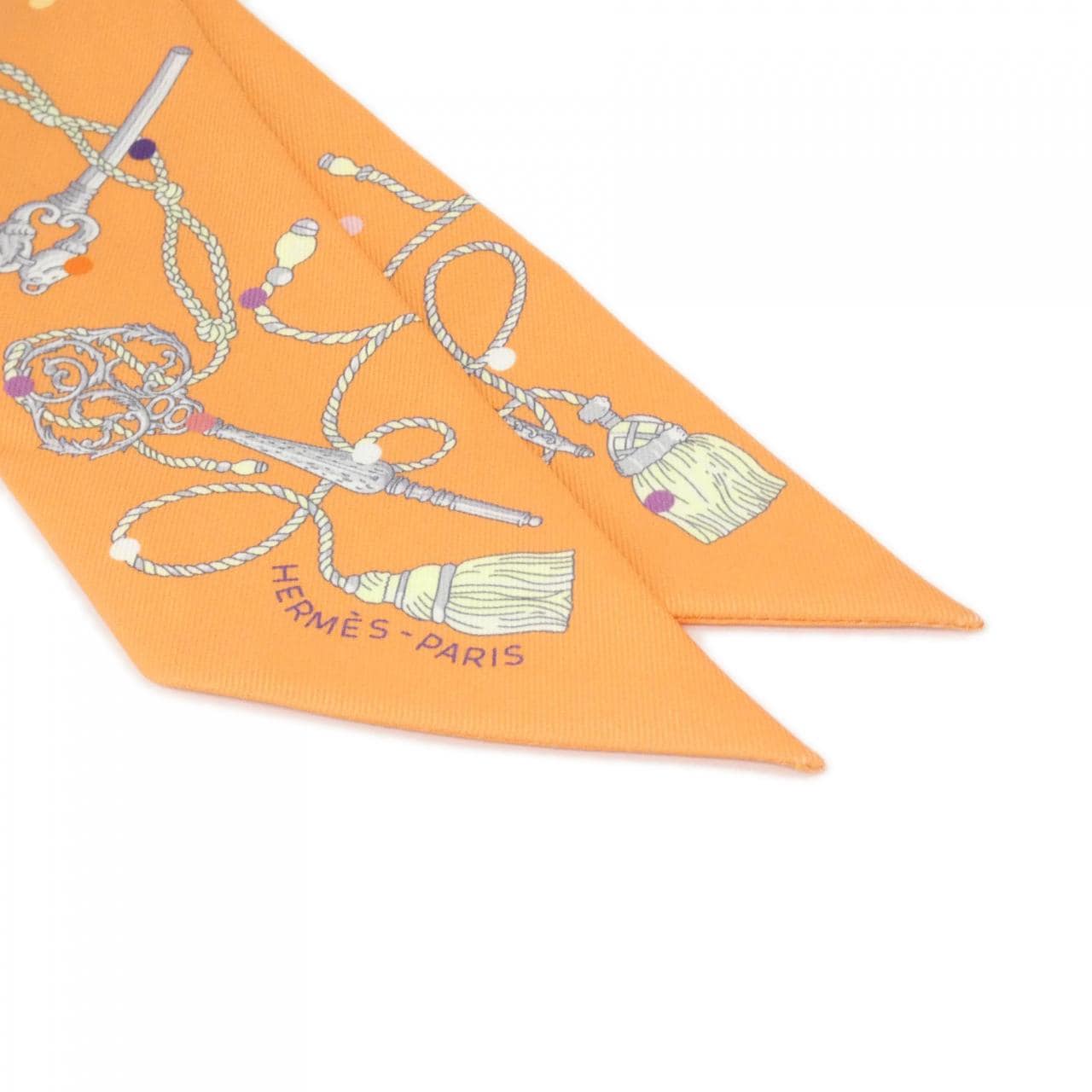 エルメス LES CLES A POIS ツイリー 063871S スカーフ