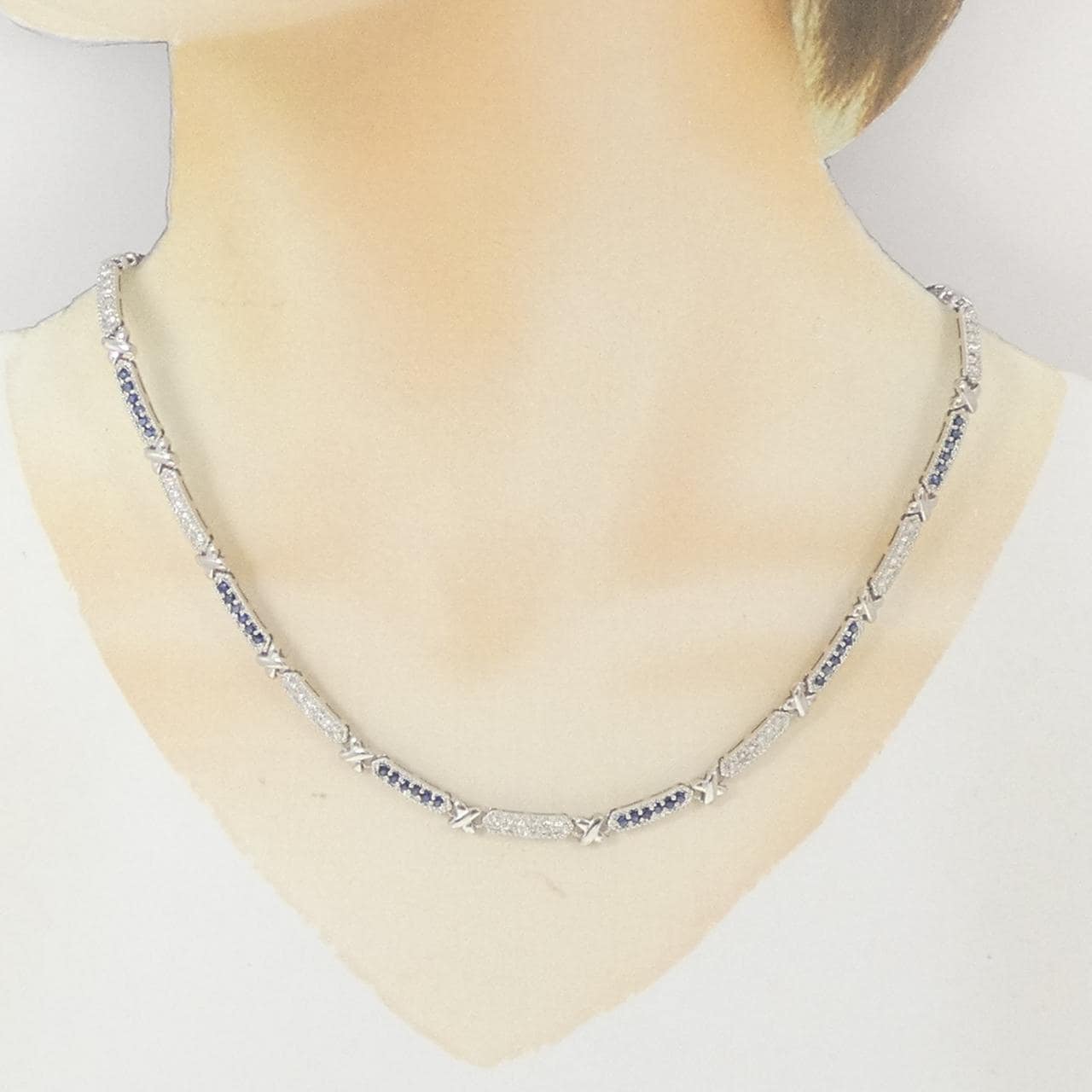 PT850 サファイヤ ネックレス 2.26CT
