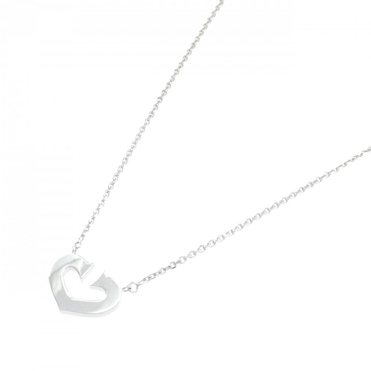 カルティエ Cハート ネックレス