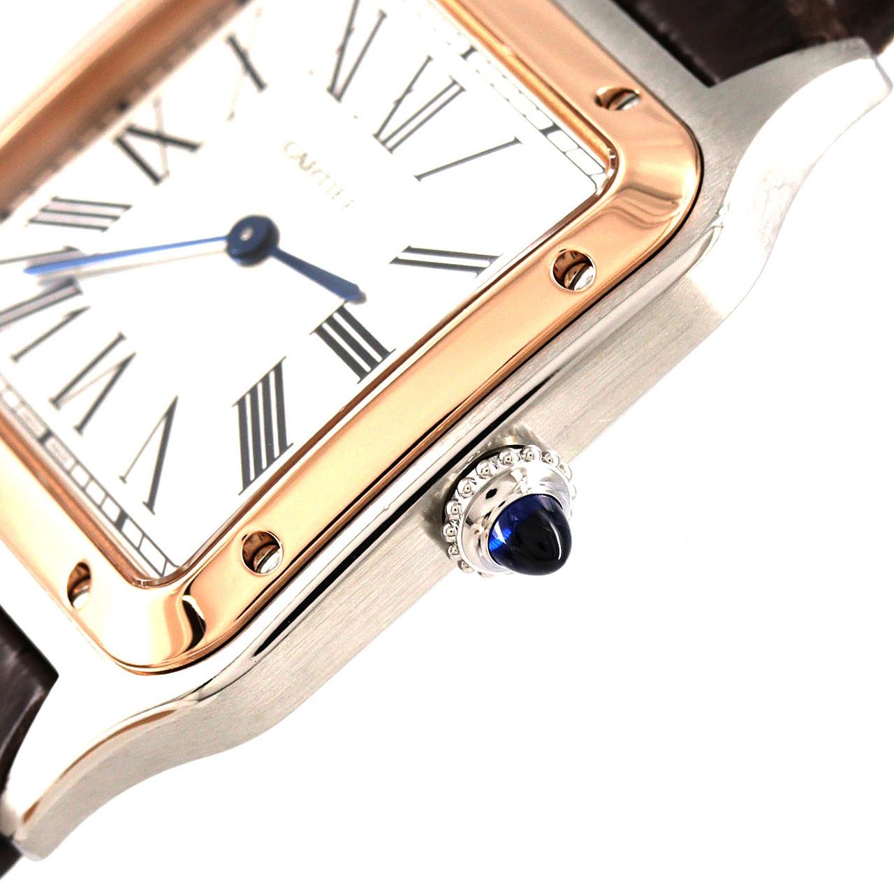 カルティエ サントスデュモンLM PGコンビ W2SA0011 SSxPG クォーツ