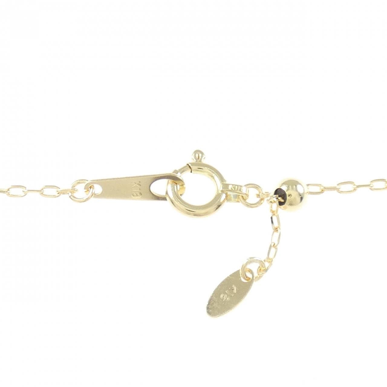 K18YG ダイヤモンド ネックレス 0.2CT