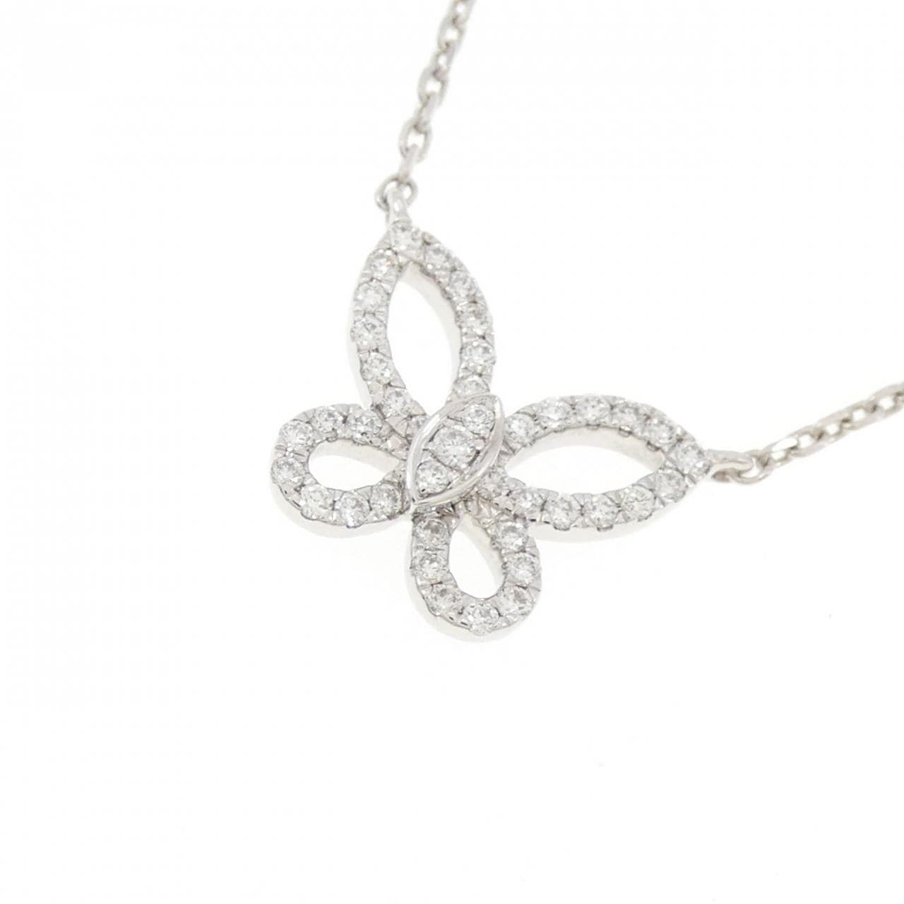 グラフ ミニ バタフライ シルエット ネックレス