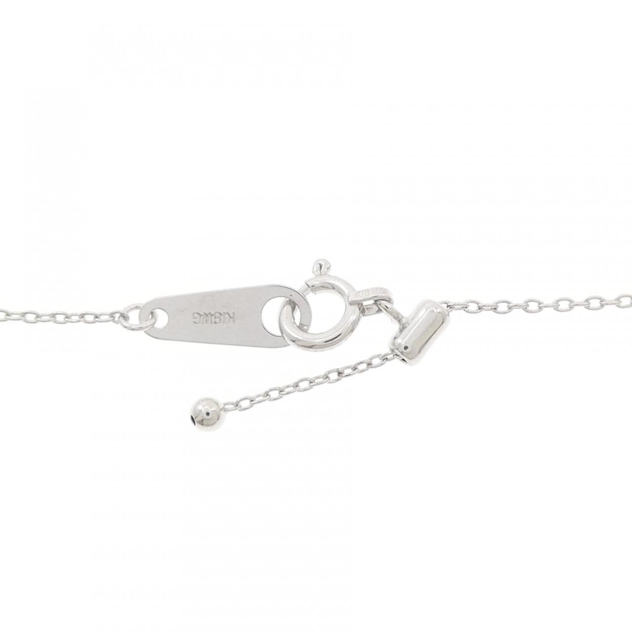 K18WG オパール ネックレス 1.13CT