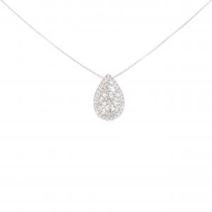 K18WG ダイヤモンド ネックレス 0.30CT